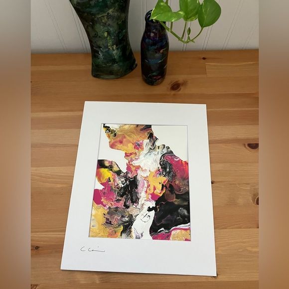 New Original Signed Artwork Acrylic Paint on Acid Free Paper - Picture 1 of 6